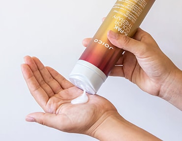 Instruções de uso do Shampoo Color Therapy Joico